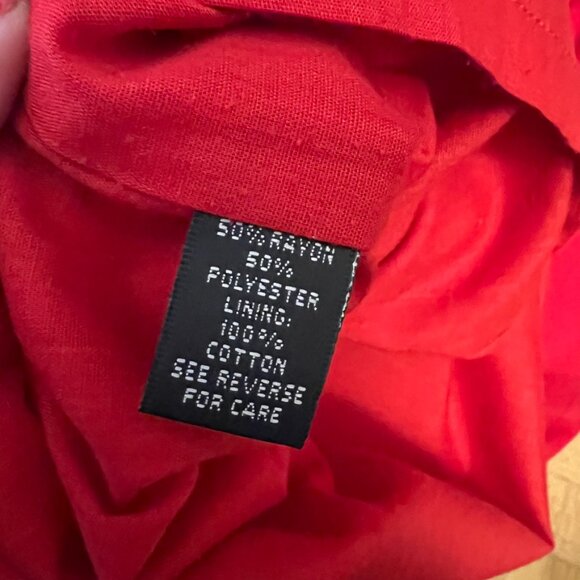 Princess Polly "Lillie" Long Sleeve Red Dress (6) - Picture 10 of 16